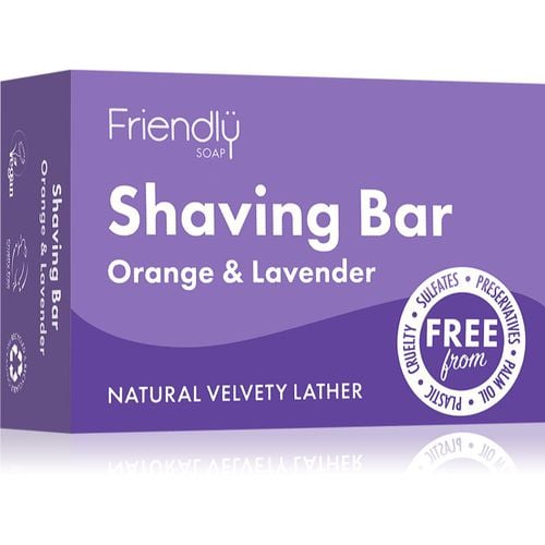 Shaving Bar Orange & Lavender sapone naturale per rasatura 95 g - Friendly Soap - Modalova