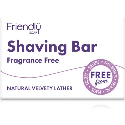 Shaving Bar Fragrance Free sapone naturale per rasatura senza profumazione 95 g - Friendly Soap - Modalova