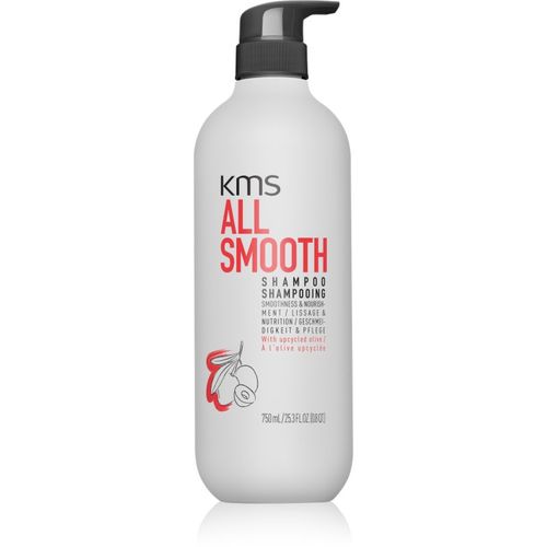 All Smooth Shampoo champú alisador para cabello duro, áspero y seco 750 ml - KMS - Modalova