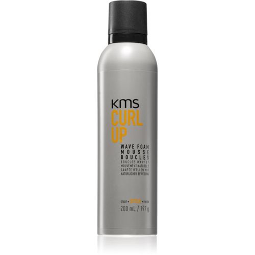 Curl Up Wave Foam espuma para dar definición al cabello rizado 200 ml - KMS - Modalova