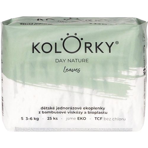 Day Nature Bambus Leaves pañales desechables ecológicos talla S 3-6 Kg 25 ud - Kolorky - Modalova