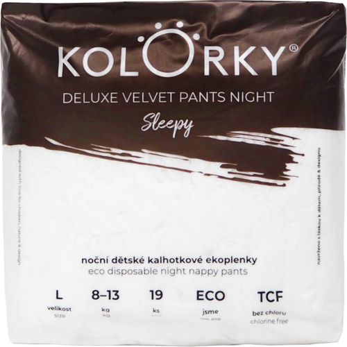 Deluxe Velvet Pants Night Sleepy pañales-braguita desechables para la noche L 8-13 kg 19 ud - Kolorky - Modalova