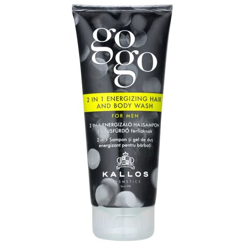 Gogo gel de ducha energizante para cuerpo y cabello 200 ml - Kallos - Modalova