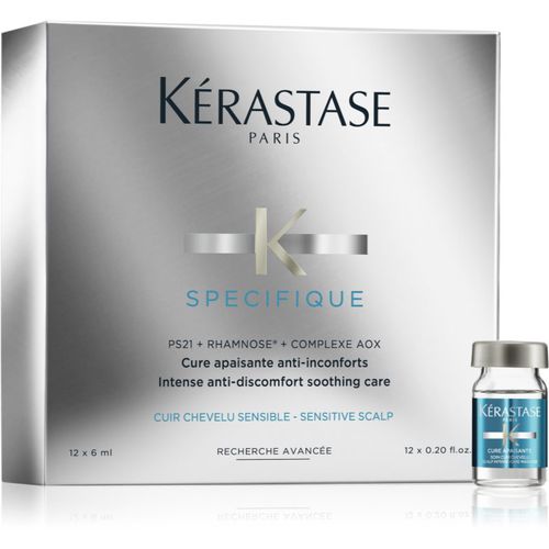 Specifique Cure Apaisante Anti-Inconforts trattamento intensivo di 4 settimane per cuoi capelluti irritati 12 x 6 ml - Kérastase - Modalova