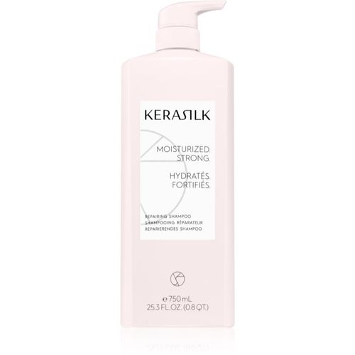 Essentials Repairing Shampoo shampoo detergente e nutriente per capelli rovinati e secchi 750 ml - KERASILK - Modalova