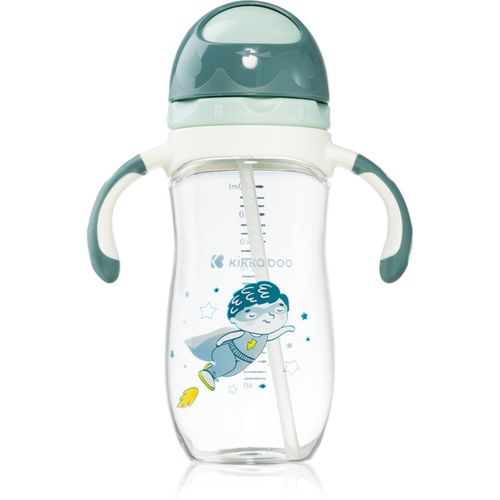 Sippy Cup with Straw tazza con cannuccia 12 m+ Superboy 300 ml - Kikkaboo - Modalova