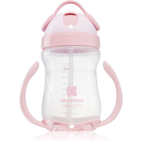 Sippy Cup with a Straw taza con pajita 12 m+ Pink 300 ml - Kikkaboo - Modalova