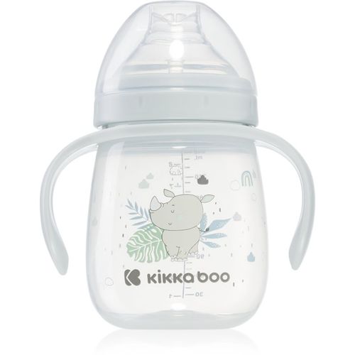 Savanna Cup with Silicone Spout taza con asas 6 m+ Blue 240 ml - Kikkaboo - Modalova