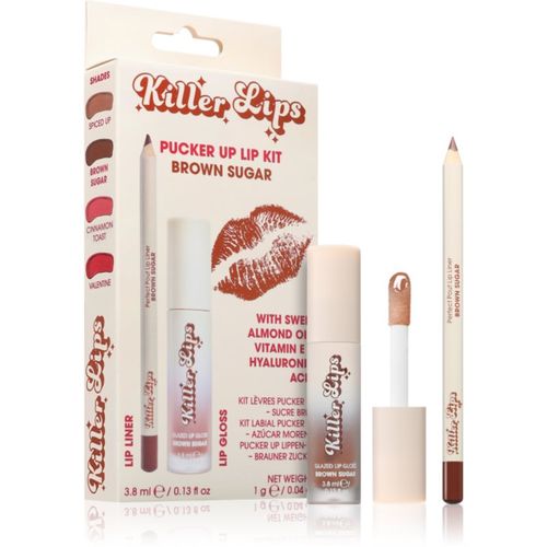 Pucker Up Lip Kit kit para labios para mujer Brown Sugar - Killer Lips - Modalova