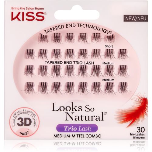 Look So Natural ciglia finte a ciuffi con nodo Lavish 30 pz - KISS - Modalova