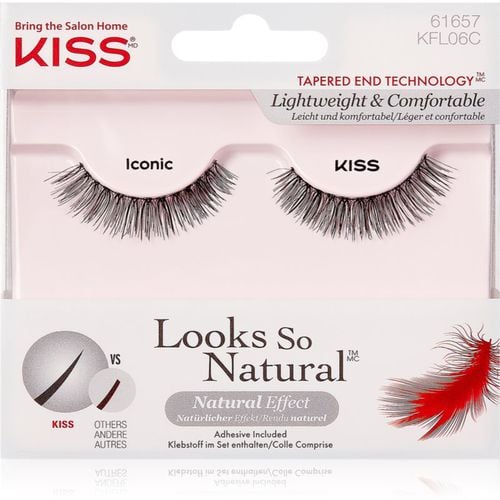 Look So Natural ciglia finte Iconic 2 pz - KISS - Modalova