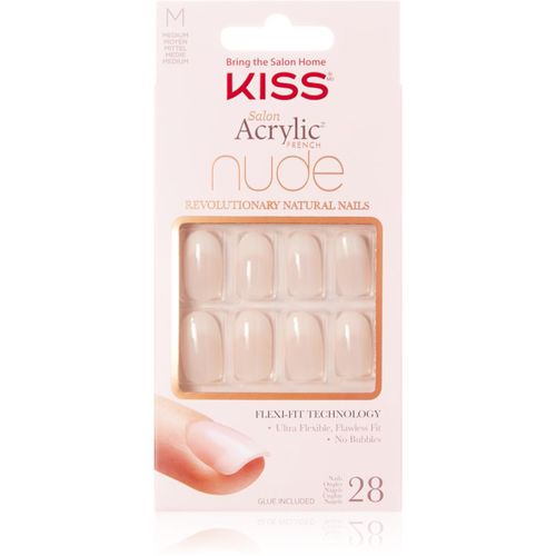 Nude Nails Graceful künstliche Fingernägel Medium 28 St - KISS - Modalova