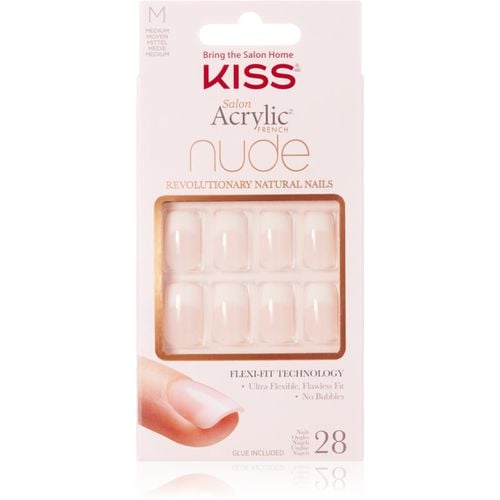 Nude Nails Cashmere künstliche Fingernägel Medium 28 St - KISS - Modalova