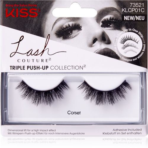 Lash Couture Triple Push-Up ciglia finte Corset 2 pz - KISS - Modalova