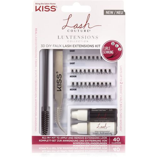 Lash Couture LuXtensions set di applicatori di ciglia finte 40 pz - KISS - Modalova