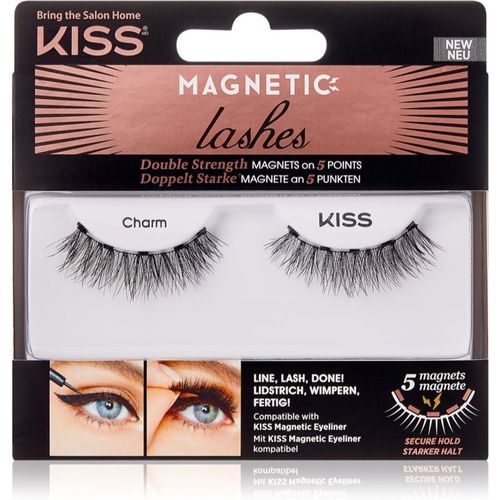 Magnetic Lashes Wimpern mit magnetischer Fixierung 01 Charm 1 Paar - KISS - Modalova