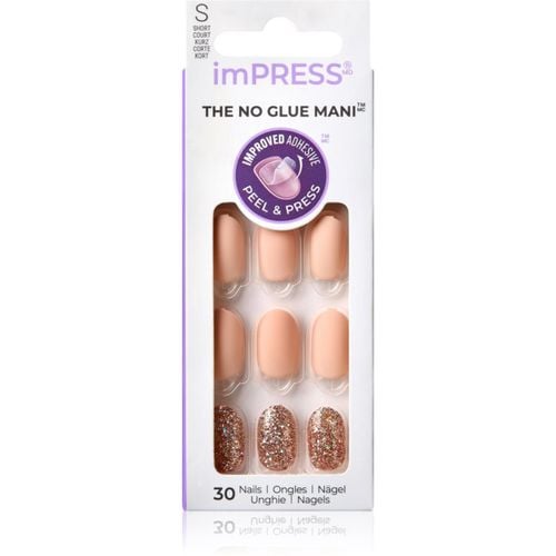 ImPRESS The No Glue Mani Short uñas postizas Evanesce 30 ud - KISS - Modalova