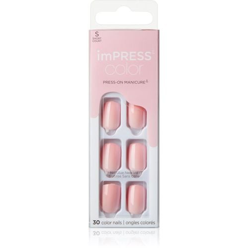 ImPRESS Color Short künstliche Fingernägel Pick Me Pink 30 St - KISS - Modalova