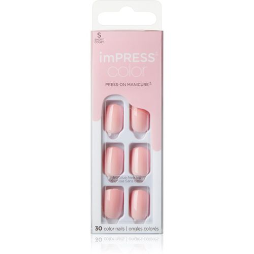 ImPRESS Color Short uñas postizas Pick Me Pink 30 ud - KISS - Modalova