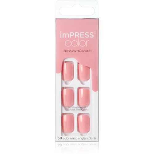 ImPRESS Color Short künstliche Fingernägel Pretty Pink 30 St - KISS - Modalova