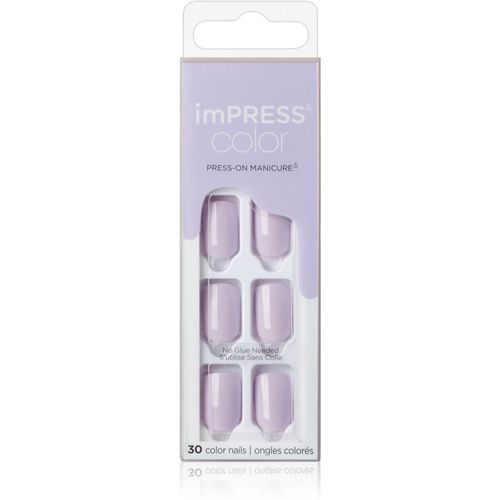 ImPRESS Color Short uñas postizas Picture Purplect 30 ud - KISS - Modalova