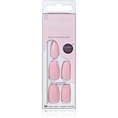 ImPRESS Color Medium künstliche Fingernägel Pink Dream 30 St - KISS - Modalova