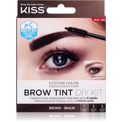 Brow Tint DIY Kit tinta per sopracciglia colore Brown 20 ml - KISS - Modalova