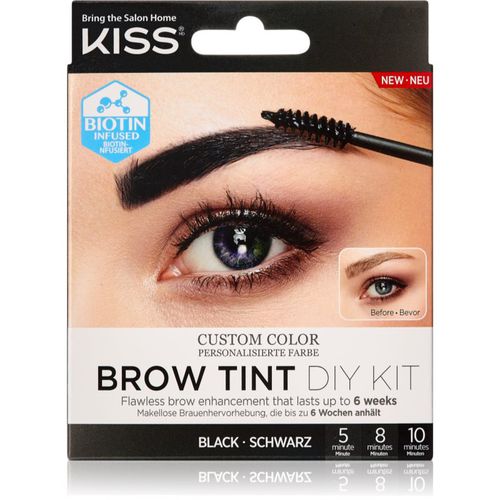 Brow Tint DIY Kit tinta per sopracciglia colore Black 20 ml - KISS - Modalova