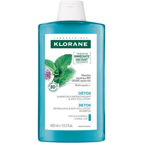 Organic Mint champú desintoxicante para cabello normal 400 ml - Klorane - Modalova