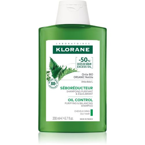 Nettle champú limpiador para cabello graso 200 ml - Klorane - Modalova