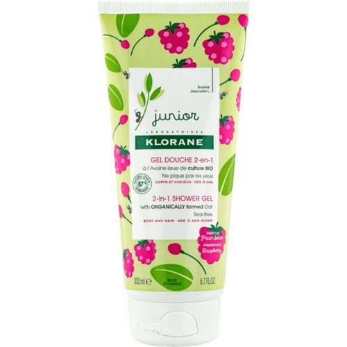 Junior champú y gel de ducha 2 en 1 para niños 200 ml - Klorane - Modalova