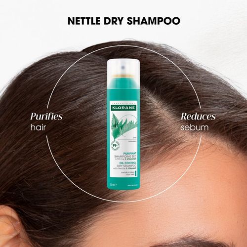 Nettle champú en seco para cabello graso 150 ml - Klorane - Modalova