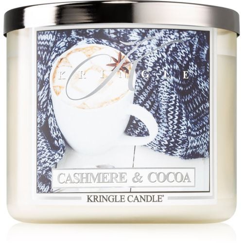 Cashmere & Cocoa candela profumata 411 g - Kringle Candle - Modalova