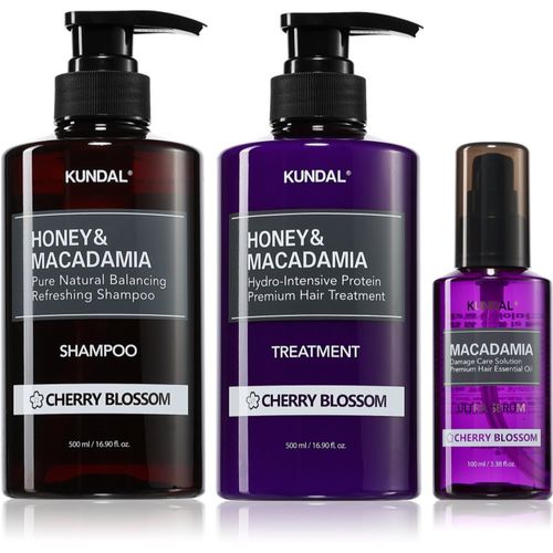 Honey & Macadamia Cherry Blossom set para cabello seco y dañado - KUNDAL - Modalova