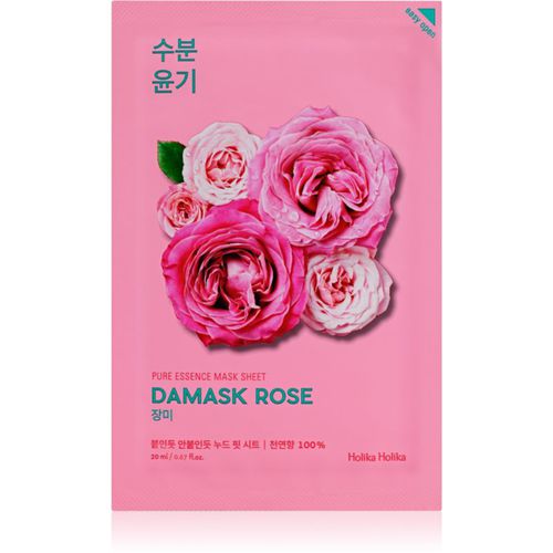 Pure Essence Damask Rose mascarilla hoja con efecto hidratante y revitalizante 20 ml - Holika Holika - Modalova