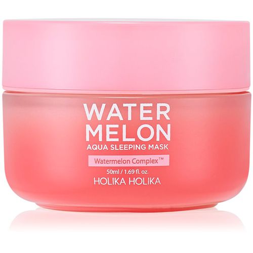 Watermelon Mask mascarilla de noche intensa para la regeneración rápida de la piel seca y deshidratada 50 ml - Holika Holika - Modalova