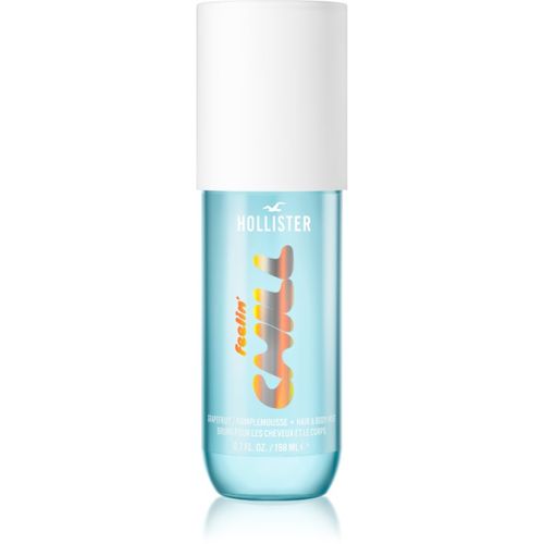 Feelin' Chill bruma perfumada para cuerpo y cabello para mujer Grapefruit 198 ml - Hollister - Modalova