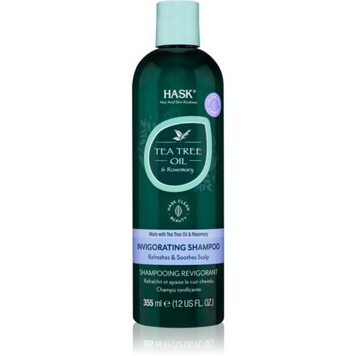 Tea Tree Oil & Rosemary shampoo rinfrescante per cuoi capelluti secchi con prurito 355 ml - HASK - Modalova