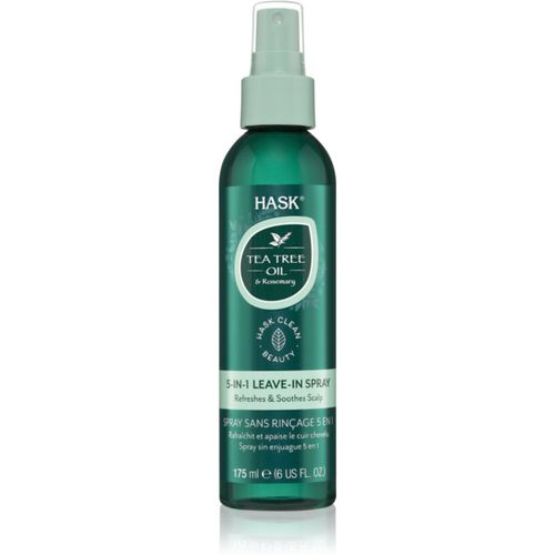 Tea Tree Oil & Rosemary spray sin aclarado para cuero cabelludo seco con picores 175 ml - HASK - Modalova