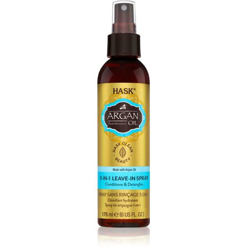 Argan Oil spray sin aclarado para cabello maltratado o dañado 175 ml - HASK - Modalova