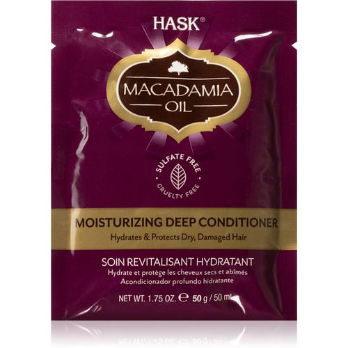 Macadamia Oil acondicionador hidratante para cabello seco, dañado y químicamente tratado 50 ml - HASK - Modalova