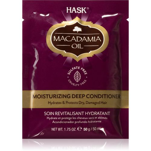 Macadamia Oil balsamo idratante per capelli secchi, rovinati e trattati chimicamente 50 ml - HASK - Modalova