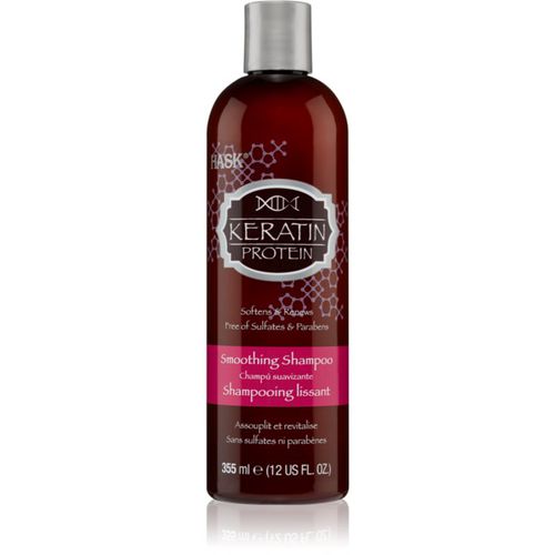 Keratin Protein shampoo lisciante per capelli rovinati, trattati chimicamente 355 ml - HASK - Modalova