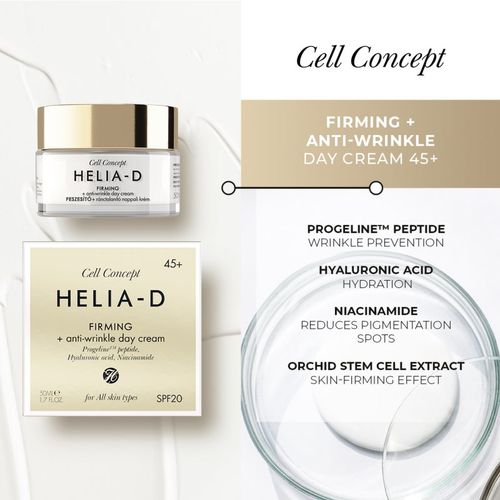 Cell Concept crema de día reafirmante antiarrugas 45+ 50 ml - Helia-D - Modalova