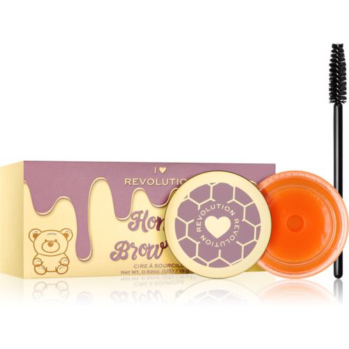 Honey Bear cera fijadora para cejas con cepillo 15 g - I Heart Revolution - Modalova