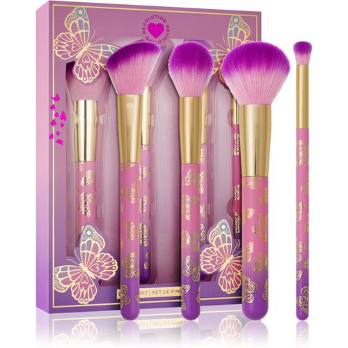 Butterfly set de brochas - I Heart Revolution - Modalova