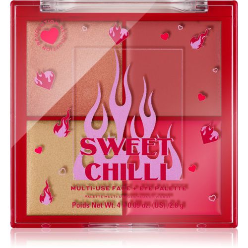 Sweet Chilli Blush & Highlight Quad paletas de iluminadores y coloretes 4x0.9 g - I Heart Revolution - Modalova