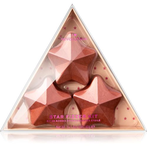 Fizzer Kit Star farbige Brausetabletten zum Baden 120 g - I Heart Revolution - Modalova