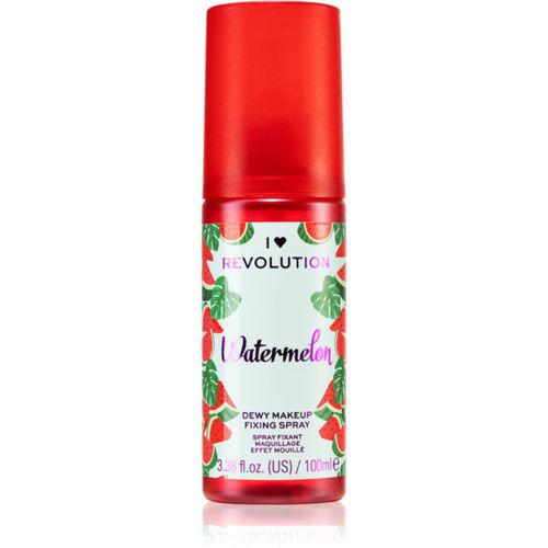 Fixing Spray spray de fijacion y briilo con aroma Watermelon 100 ml - I Heart Revolution - Modalova