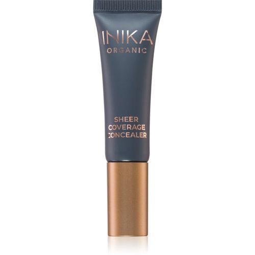 Sheer Coverage corrector cubre imperfecciones cremoso antiojeras tono Sand 10 ml - INIKA Organic - Modalova
